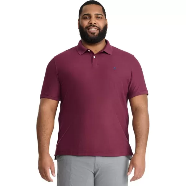 IZOD Men's Big and Tall Advantage Performance Short Sleeve Polo Shirt