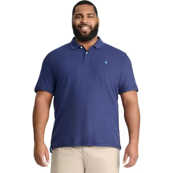 IZOD Men's Big and Tall Advantage Performance Short Sleeve Polo Shirt