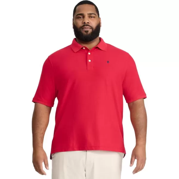 IZOD Men's Big and Tall Advantage Performance Short Sleeve Polo Shirt
