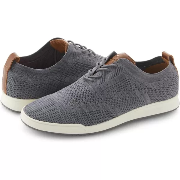 IZOD Men's Grey Breeze Oxford Casual Shoes, Wingtip Memory Foam Canvas Black