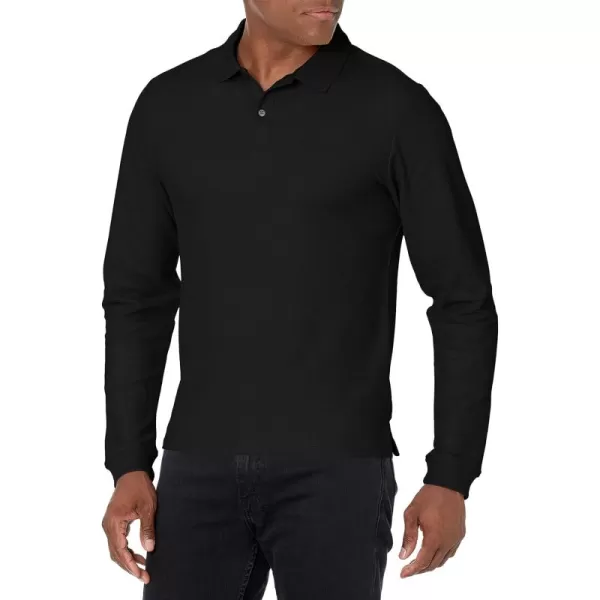 IZOD Uniform Young Men's Long Sleeve Pique Polo