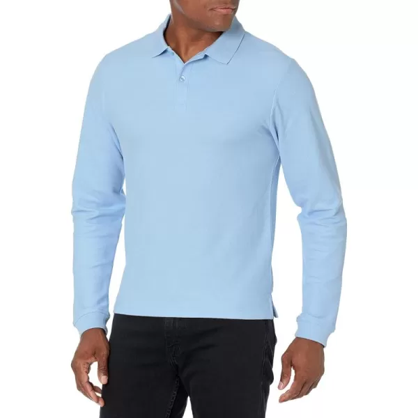 IZOD Uniform Young Men's Long Sleeve Pique Polo