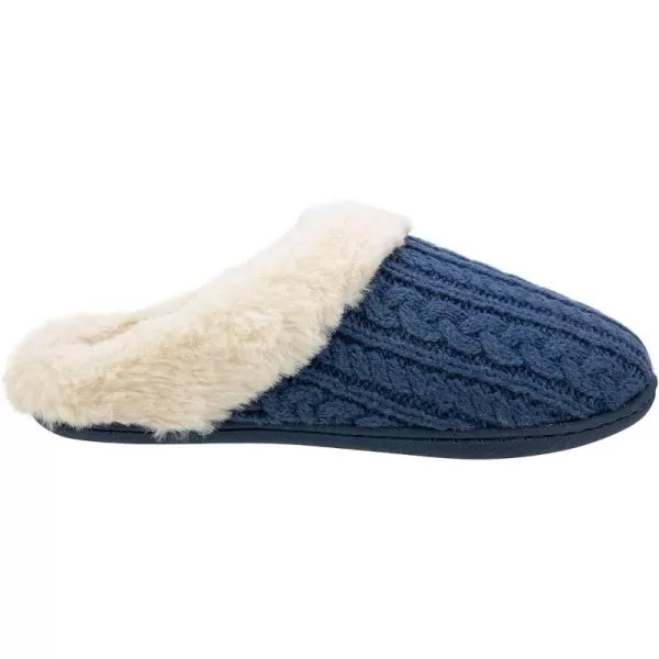 IZOD Women's Memory Foam Slippers, Winter Warm Slip On Scuff Clogs, Women's Size 5 to 12