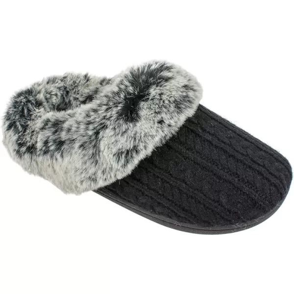 IZOD Women's Memory Foam Slippers, Winter Warm Slip On Scuff Clogs, Women's Size 5 to 12