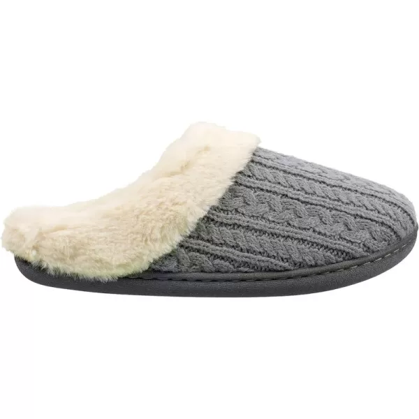 IZOD Women's Memory Foam Slippers, Winter Warm Slip On Scuff Clogs, Women's Size 5 to 12