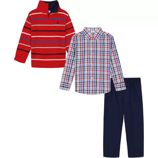 IZOD Boys' 3-piece Sweater, Dress Shirt, and Pants Set