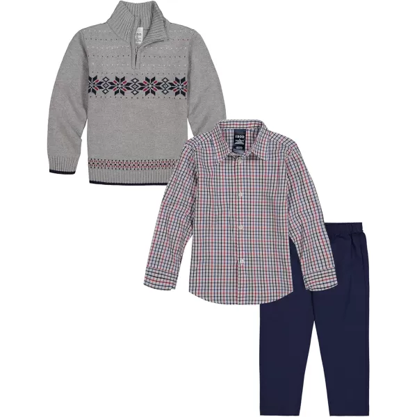 IZOD Boys' 3-piece Sweater, Dress Shirt, and Pants Set