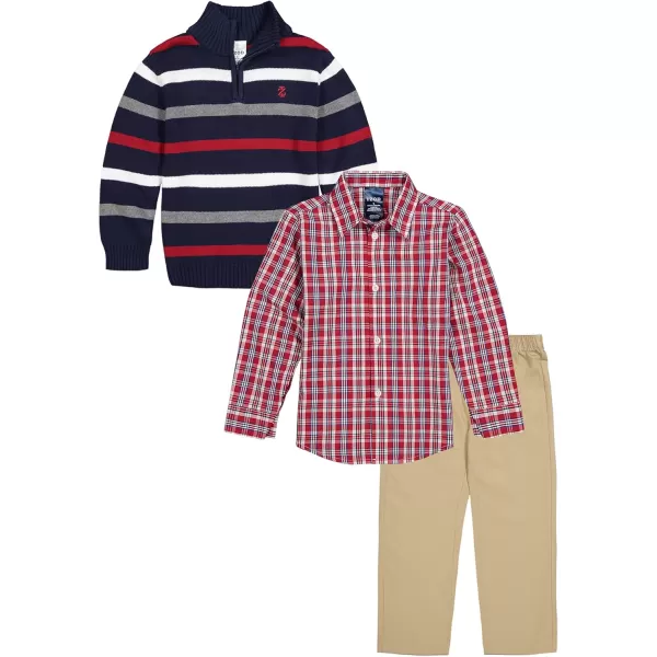 IZOD Boys' 3-piece Sweater, Dress Shirt, and Pants Set