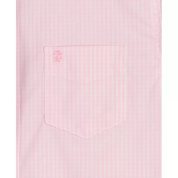 IZOD Boys' Little Long Sleeve Button-Down Collared Dress Shirt with Tie and Chest Pocket