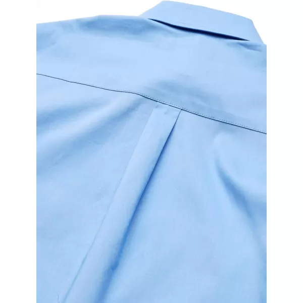 IZOD Boys' Little Long Sleeve Button-Down Collared Dress Shirt with Tie and Chest Pocket