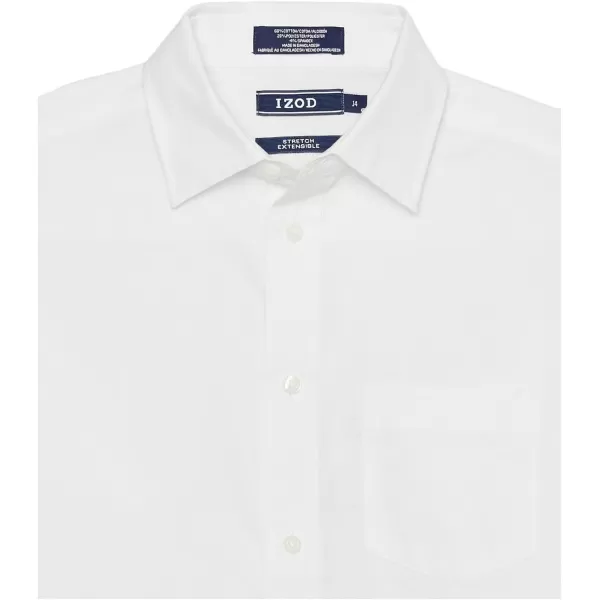 IZOD Boys' Little Long Sleeve Button-Down Collared Dress Shirt with Tie and Chest Pocket