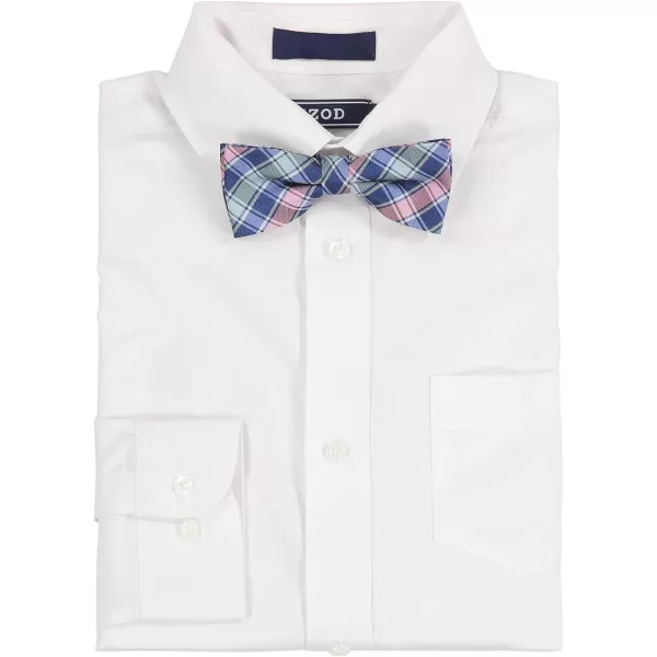 IZOD Boys' Little Long Sleeve Button-Down Collared Dress Shirt with Tie and Chest Pocket