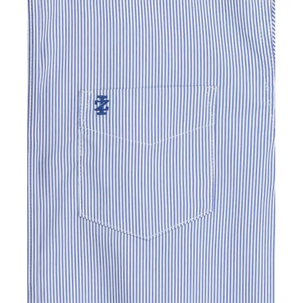 IZOD Boys' Little Long Sleeve Button-Down Collared Dress Shirt with Tie and Chest Pocket