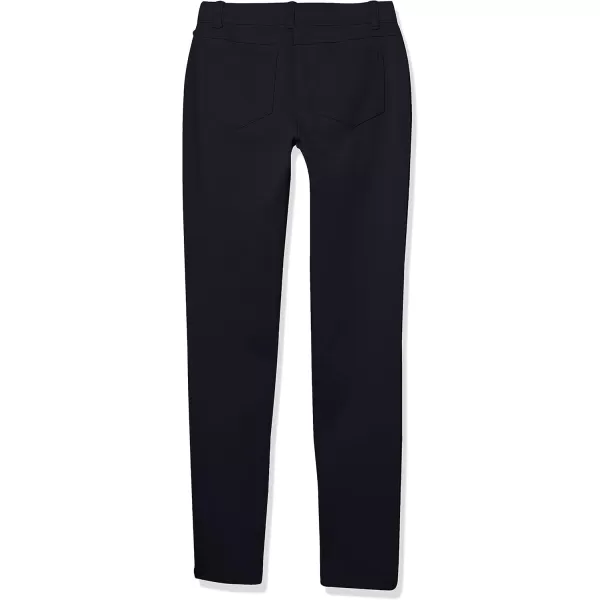IZOD Girls' School Uniform Skinny Leg Jegging, Flat Front Style with Faux Button, Functional Back Pockets