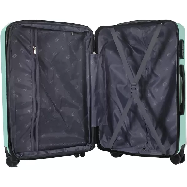 IZOD Golf Expandable ABS Hard shell Lightweight 360 Dual Spinning Wheels Combo Lock 28", 24", 20" 3 Piece Luggage Set 