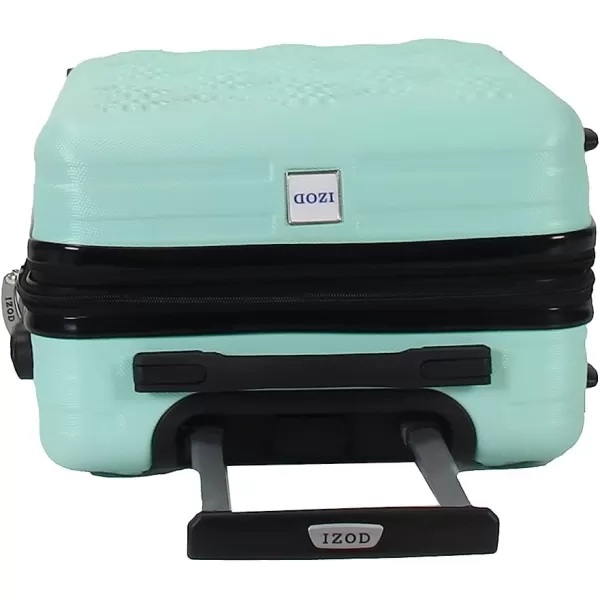 IZOD Golf Expandable ABS Hard shell Lightweight 360 Dual Spinning Wheels Combo Lock 28", 24", 20" 3 Piece Luggage Set 