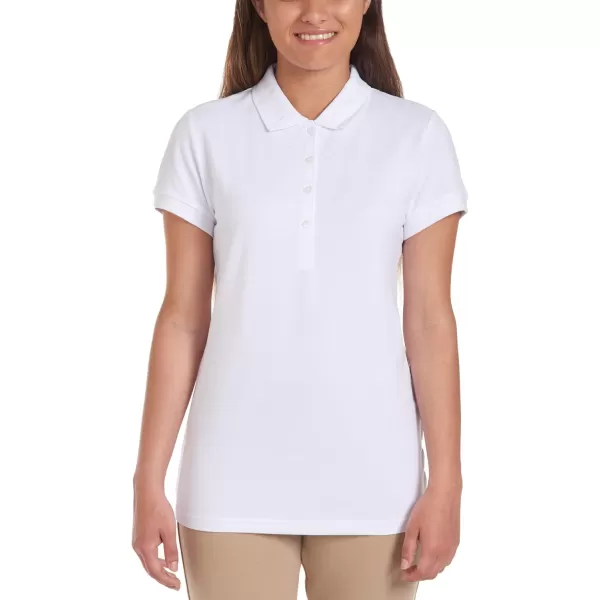 IZOD Junior's Uniform Short Sleeve Interlock Polo