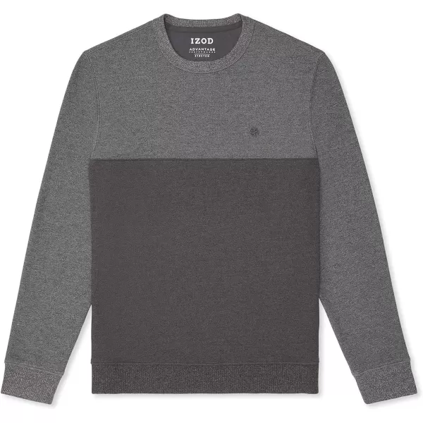 IZOD Men Advantage Performance Crewneck Fleece Pullover Sweatshirt