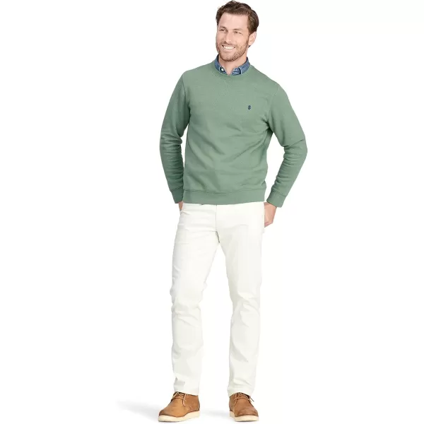 IZOD Men Advantage Performance Crewneck Fleece Pullover Sweatshirt