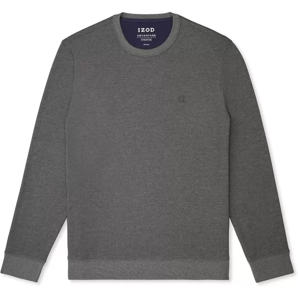 IZOD Men Advantage Performance Crewneck Fleece Pullover Sweatshirt