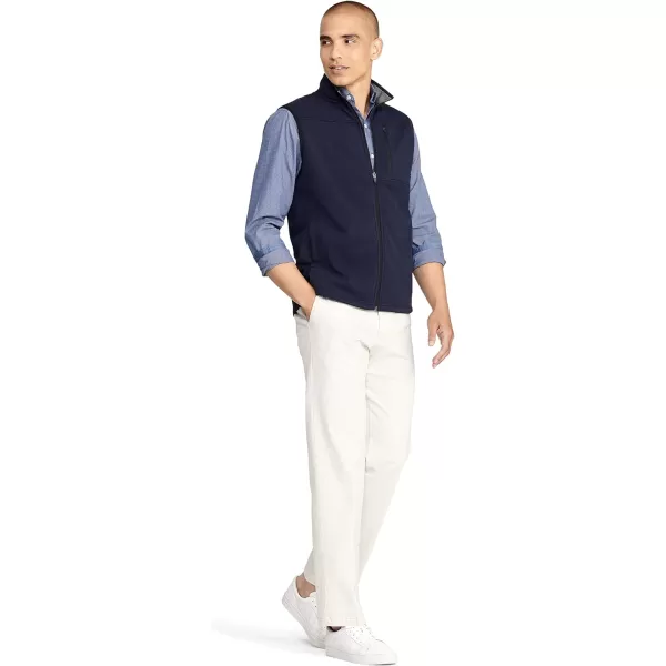 IZOD Men's Advantage Performance Full Zip Sweater Fleece Vest