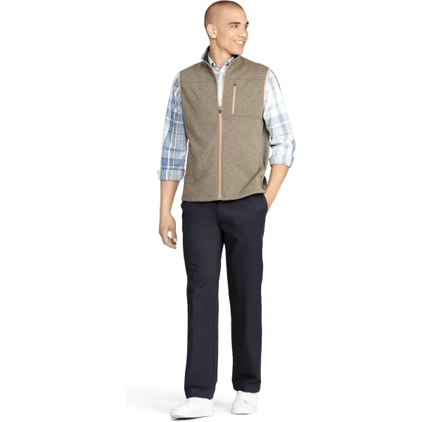 IZOD Men's Advantage Performance Full Zip Sweater Fleece Vest