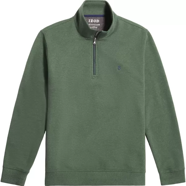 IZOD Men's Advantage Performance Quarter Zip Fleece Pullover Sweatshirt