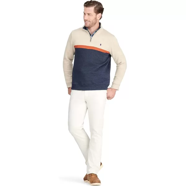 IZOD Men's Advantage Performance Quarter Zip Fleece Pullover Sweatshirt