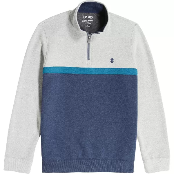 IZOD Men's Advantage Performance Quarter Zip Fleece Pullover Sweatshirt