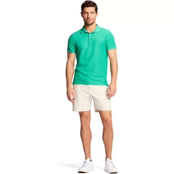 IZOD Men's Advantage Performance Short Sleeve Polo Shirt
