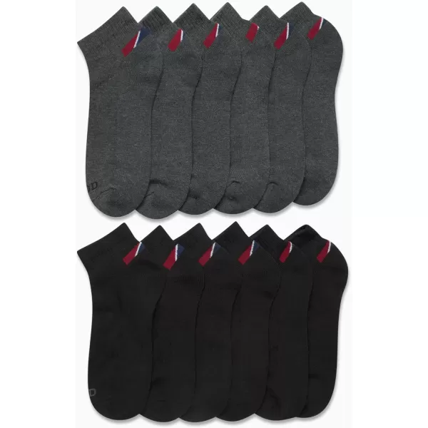 IZOD Men's Athletic Socks - Performance Cushion Quarter Socks )