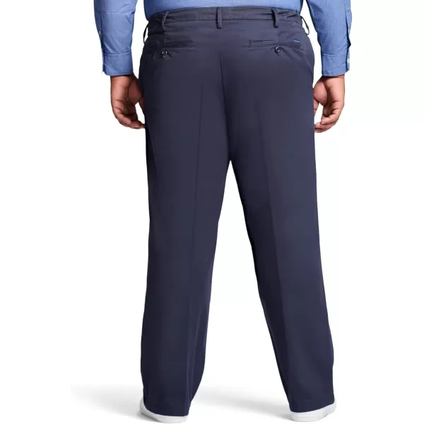 IZOD Men's Big-and-Tall American Chino Double-Pleated Pants