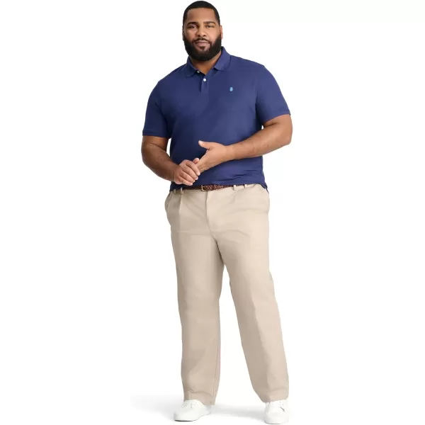 IZOD Men's Big-and-Tall American Chino Double-Pleated Pants