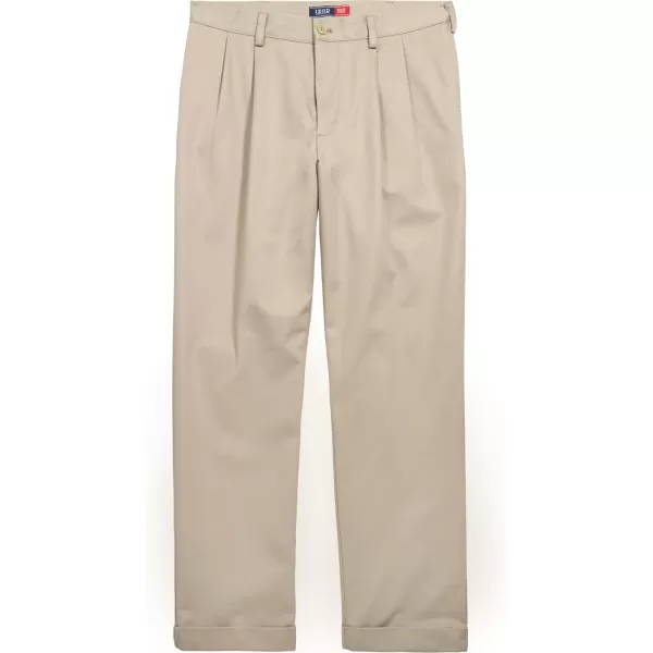 IZOD Men's Big-and-Tall American Chino Double-Pleated Pants