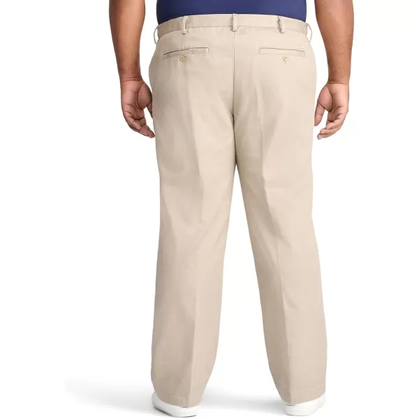 IZOD Men's Big-and-Tall American Chino Double-Pleated Pants