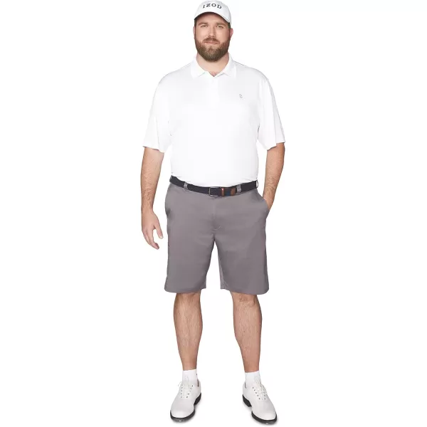 IZOD Men's Big and Tall Performance Golf Grid Polo