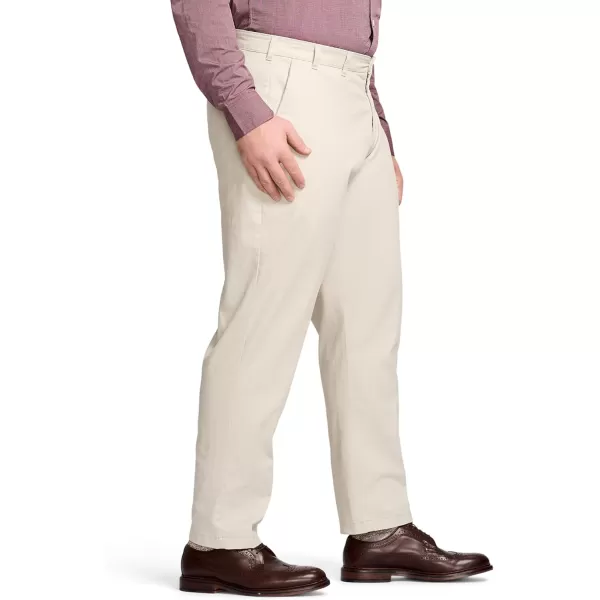 IZOD Men's Big and Tall Performance Stretch Flat Front Pant