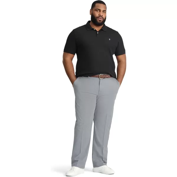 IZOD Men's Big and Tall Performance Stretch Flat Front Pant