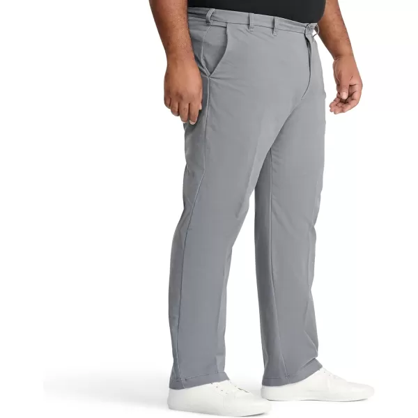 IZOD Men's Big and Tall Performance Stretch Flat Front Pant