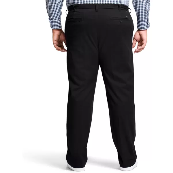 IZOD Men's Big and Tall Performance Stretch Flat Front Pant