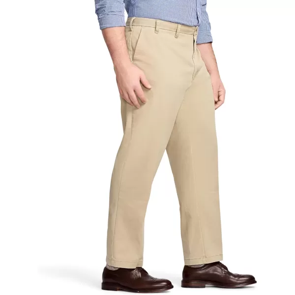 IZOD Men's Big and Tall Performance Stretch Flat Front Pant