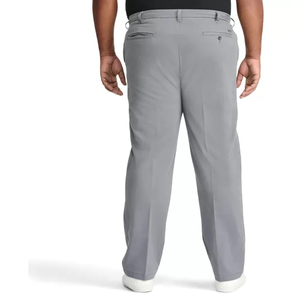 IZOD Men's Big and Tall Performance Stretch Flat Front Pant