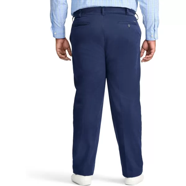 IZOD Men's Big and Tall Performance Stretch Flat Front Pant