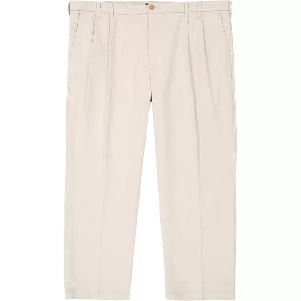 IZOD Men's Big and Tall Performance Stretch Pleated Pant