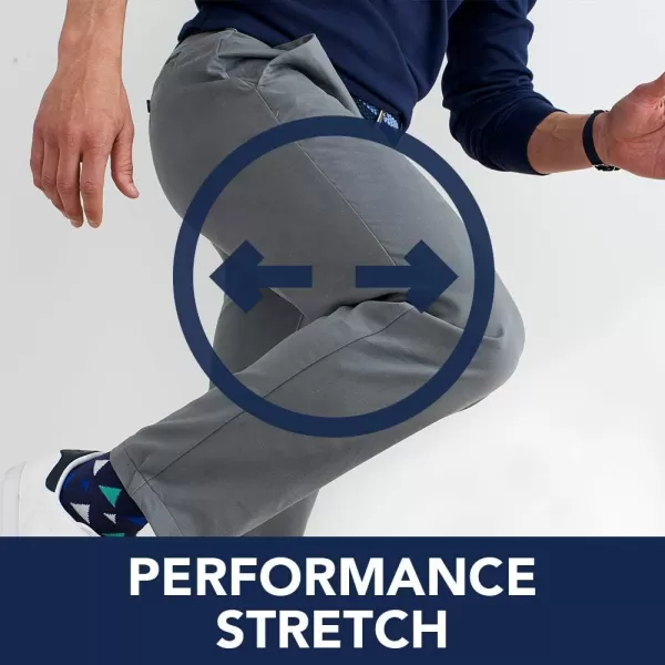 IZOD Men's Big and Tall Performance Stretch Pleated Pant