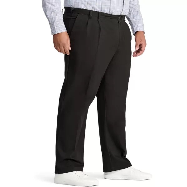 IZOD Men's Big and Tall Performance Stretch Pleated Pant