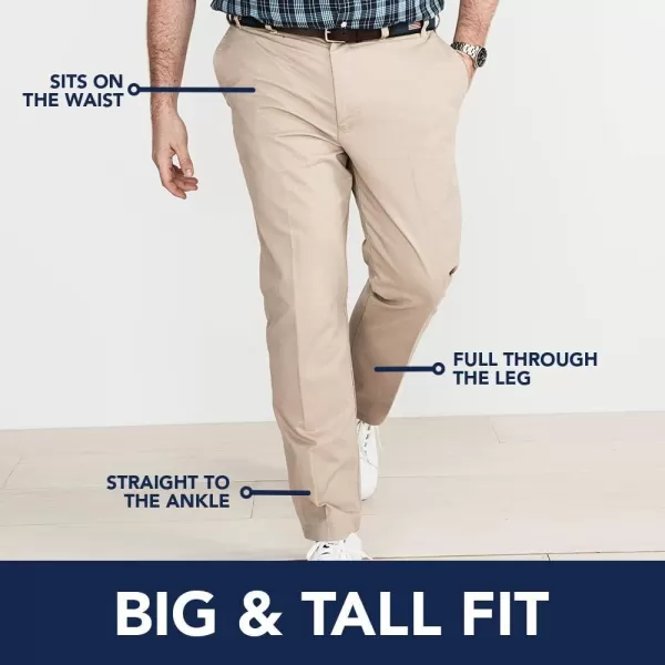 IZOD Men's Big and Tall Performance Stretch Pleated Pant