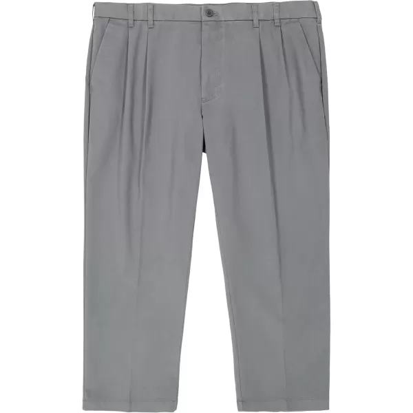 IZOD Men's Big and Tall Performance Stretch Pleated Pant
