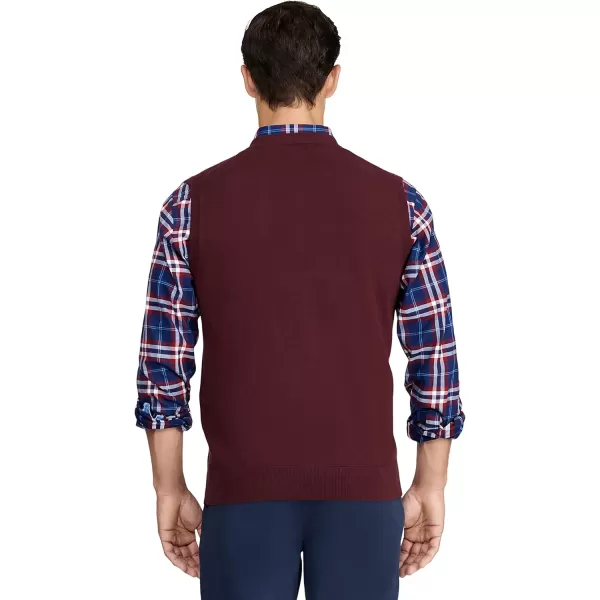 IZOD Men's Big and Tall Premium Essentials Solid V-Neck 12 Gauge Vest Pullover