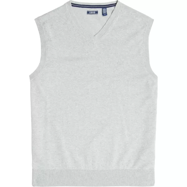 IZOD Men's Big and Tall Premium Essentials Solid V-Neck 12 Gauge Vest Pullover